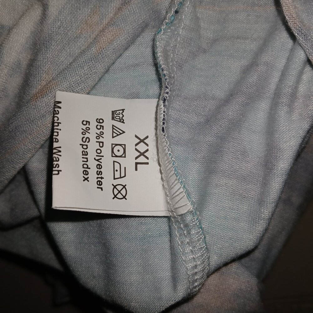 Southwestern Turquoise Graphic Dress • XXL • Horse & Feather Border - Picture 4 of 5